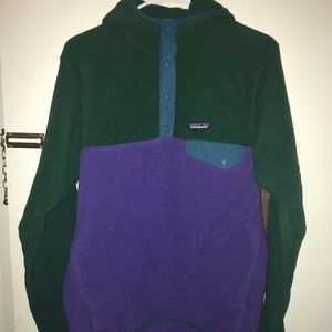 SMALL Patagonia Men’s Synchilla Snap-T Fleece Hood